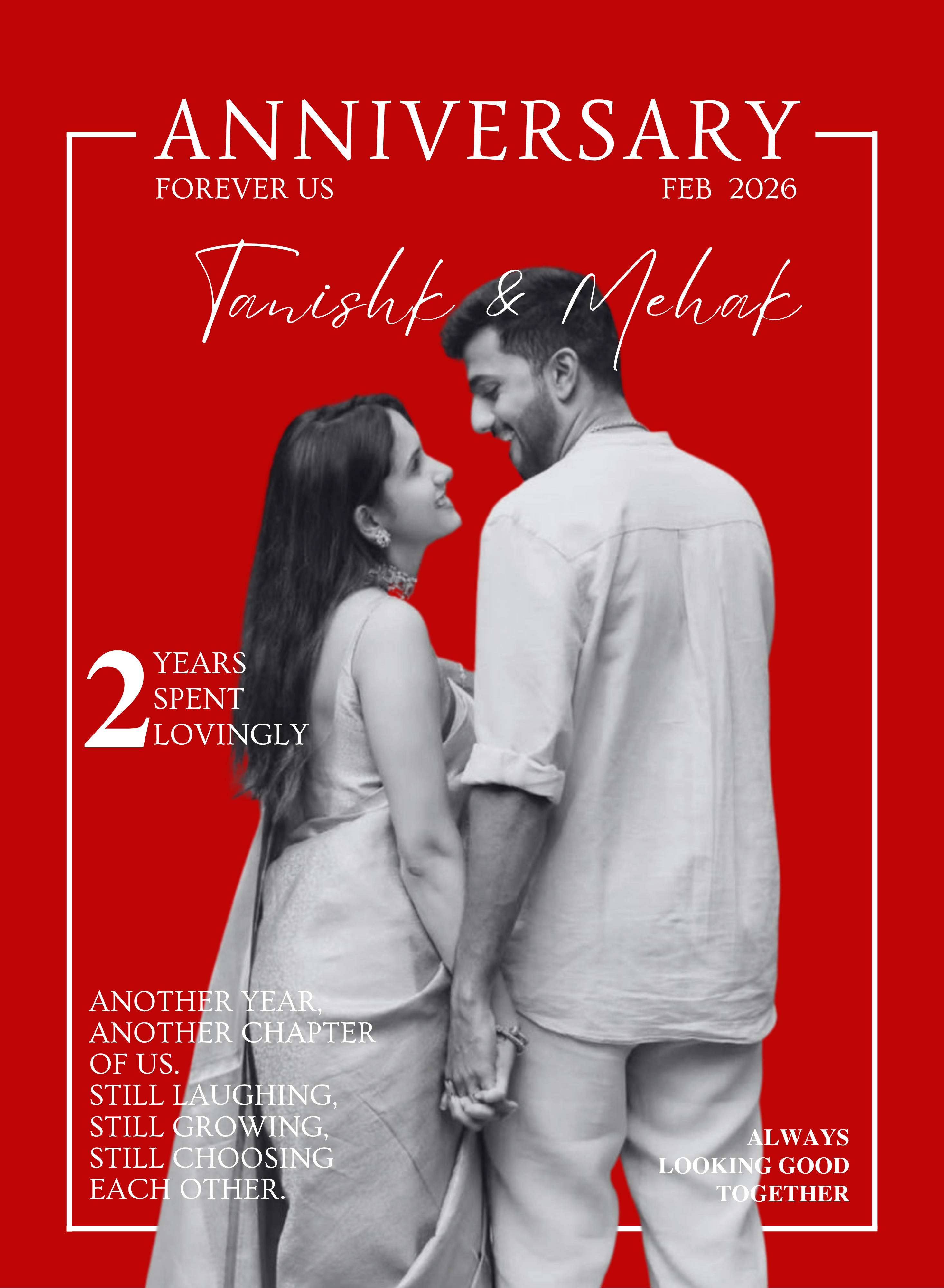 Personalized Anniversary Magazine